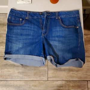 Jean Shorts - Frayed